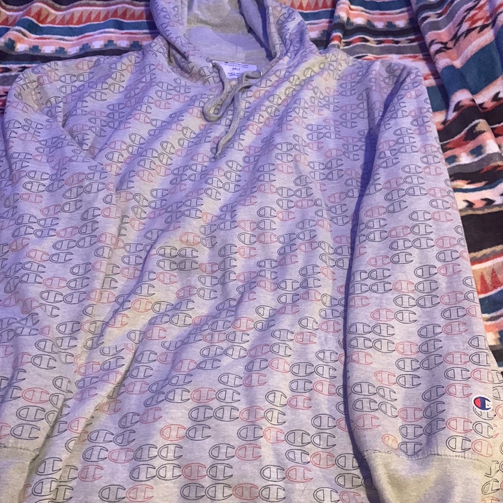 Selling a gray champion jacket